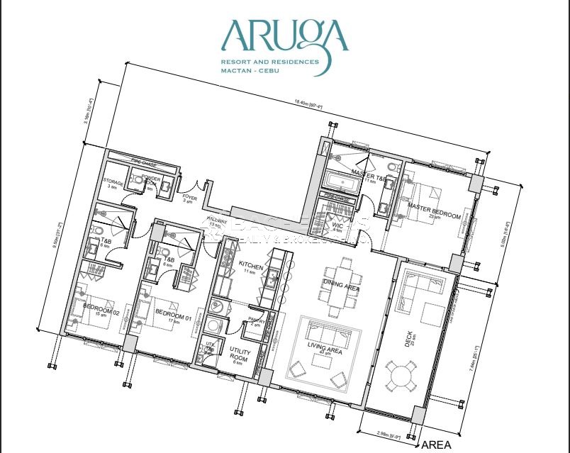 3 bedroom Aruga Mactan Resort and Residences