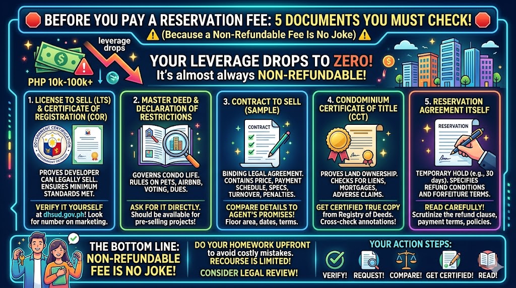 5 documents to check before reservation