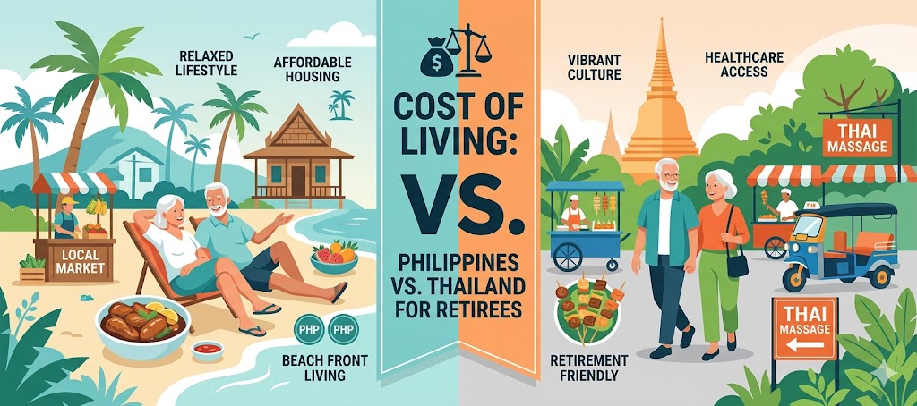 Retiring in 2026: The Philippines vs. Thailand