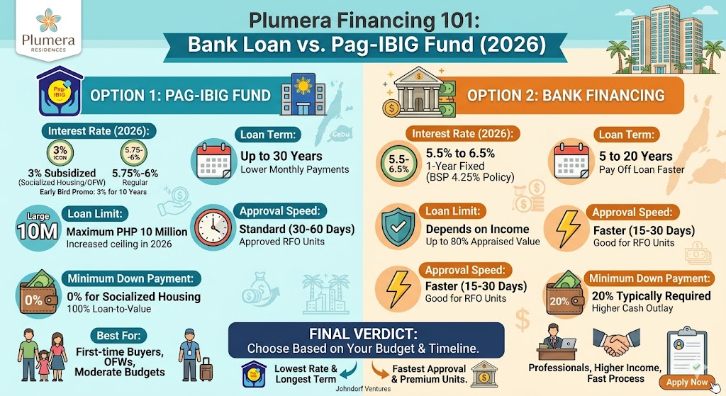bank loan or pag-ibig loan