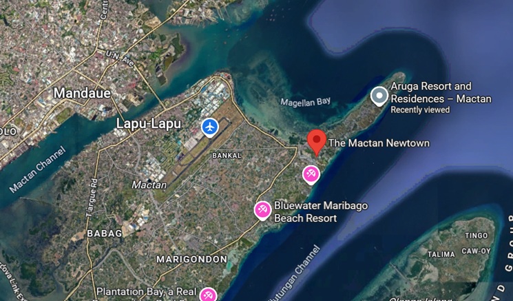 location of mactan newtown
