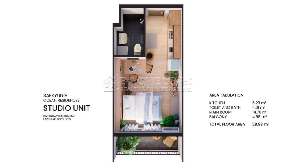 saekyung ocean residences studio unit